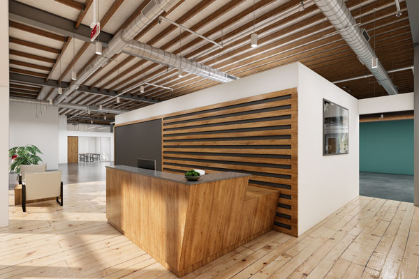 Suite 104 reception at 2333 Utah Avenue