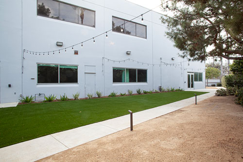 Private outdoor backyard at 2333 Utah Avenue El Segundo
